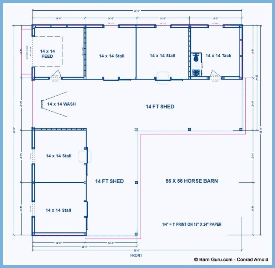 Picture of: Horse Barn Plans